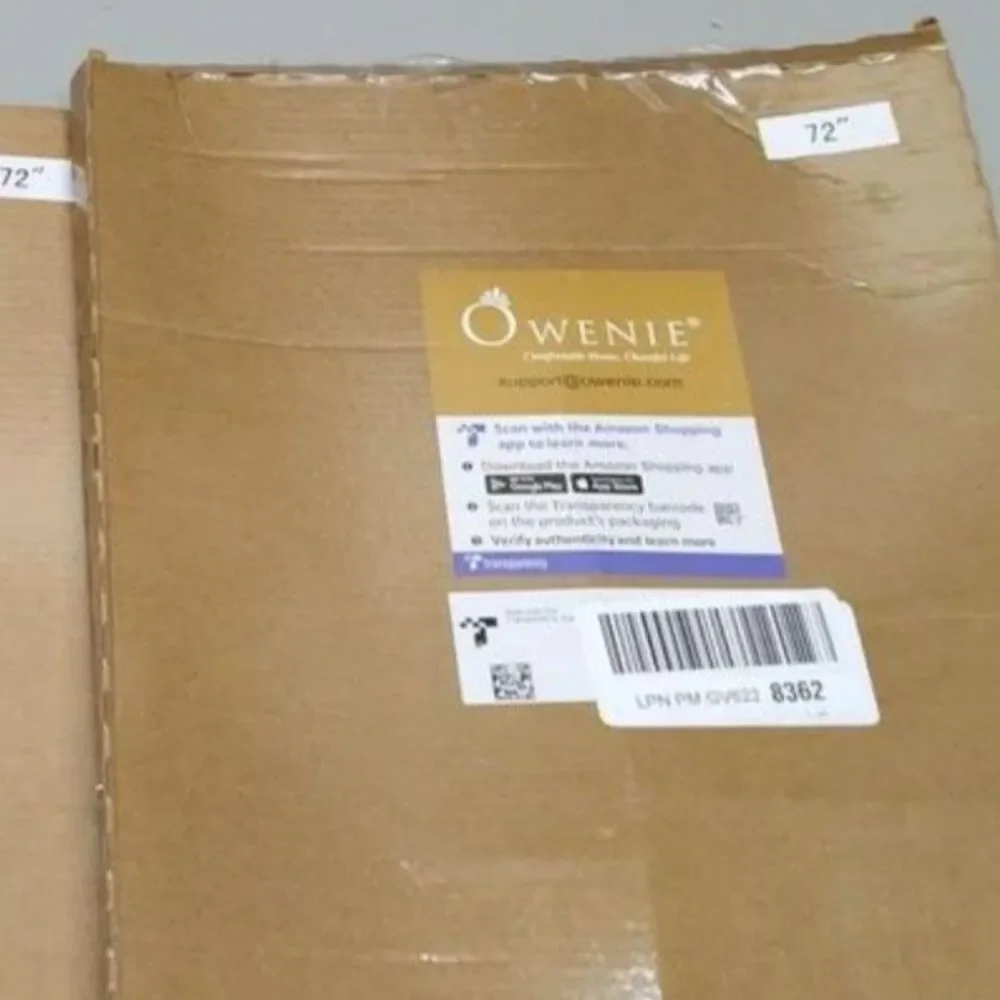 Brand New Owenie Grey Sheer Curtains 42